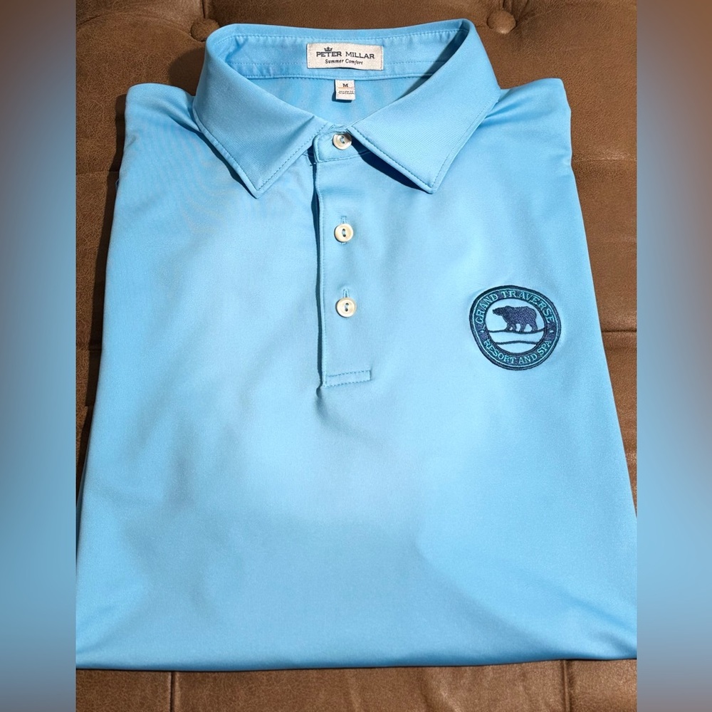 Peter Millar Men’s Performance Polo Medium (monogrammed resort)